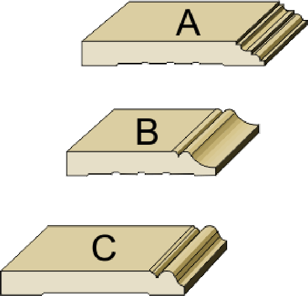 3 different patterns with 4 different sizes for each pattern